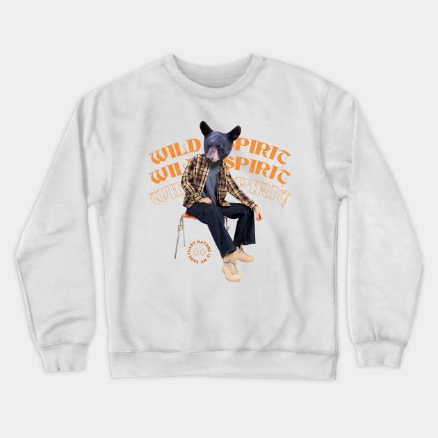 Animals Wild Spirit Crewneck Sweatshirt by LindenDesigns